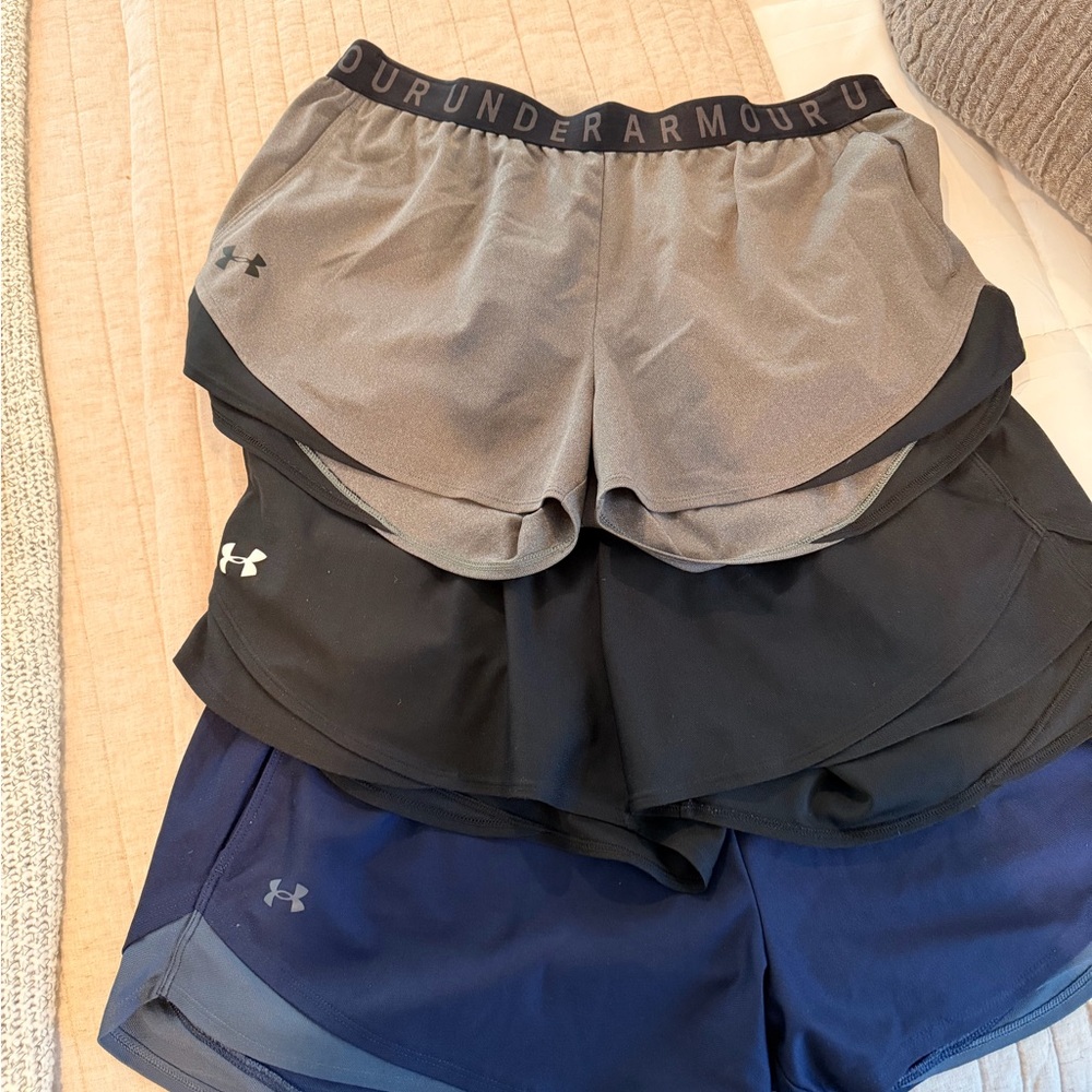 Under Armour Tri-Color Shorts Trio - Picture 2 of 2